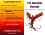 flyer for the Feminine Phoenix